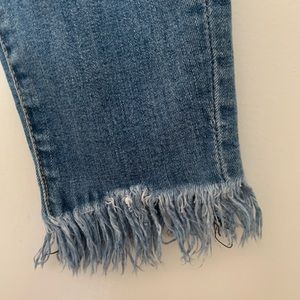 Distressed jeans